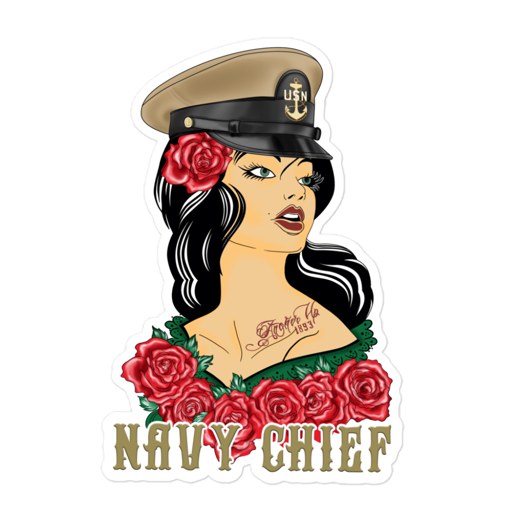 Navy Chief Sticker