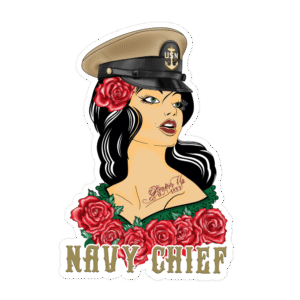 Navy Chief Sticker