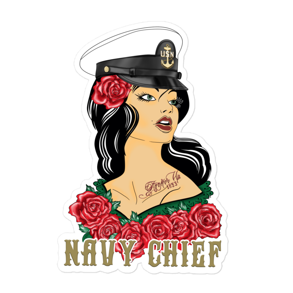 Navy Chief Sticker 1