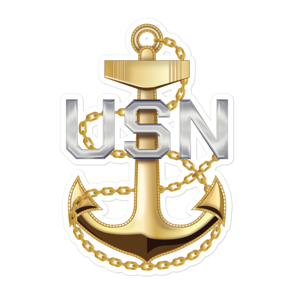 Chief Petty Officer Anchor Sticker V1