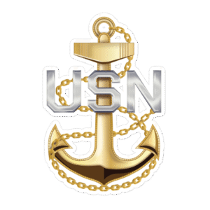 Chief Petty Officer Anchor Sticker V1