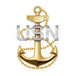 Chief Petty Officer Anchor Sticker