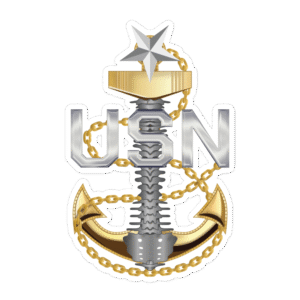 Senior Chief Petty Officer Anchor Sticker V1-Backbone