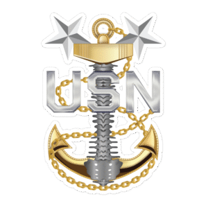 Master Chief Petty Officer Anchor Sticker V1-Backbone