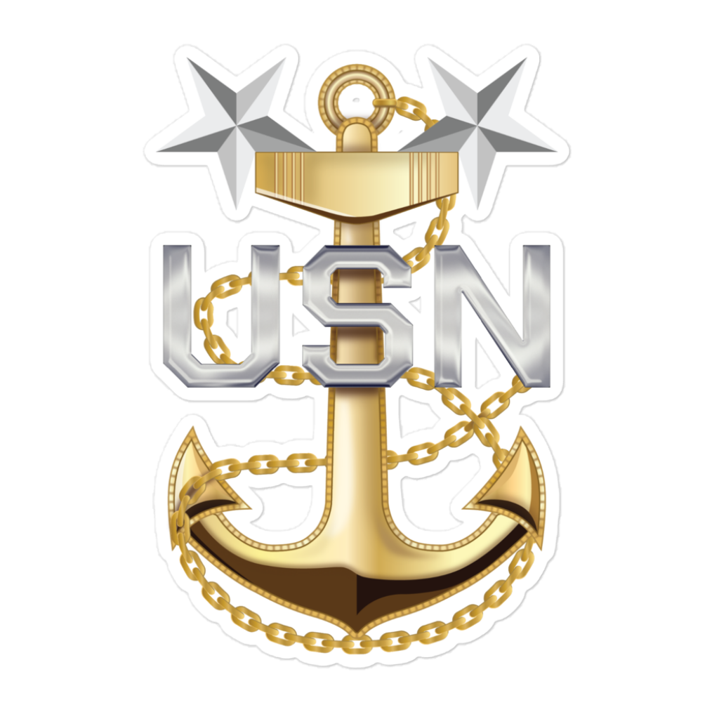 Master Chief Petty Officer Anchor Sticker V1
