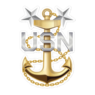 Master Chief Petty Officer Anchor Sticker