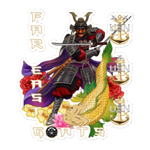 Far East Goats Samurai Sticker