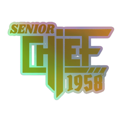 Senior Chief Holographic Stickers
