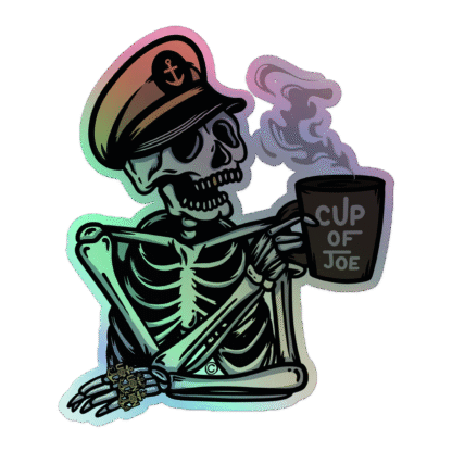 Skeleton Joe Holographic stickers - Image 2
