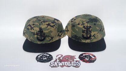 Black & Digi Camo Snapback - Image 4