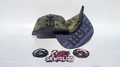 Black & Digi Camo Snapback