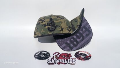 Black & Digi Camo Snapback - Image 3