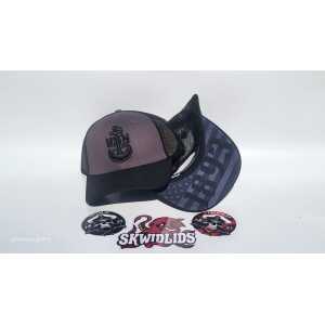 Black & Gray Trucker Snapback
