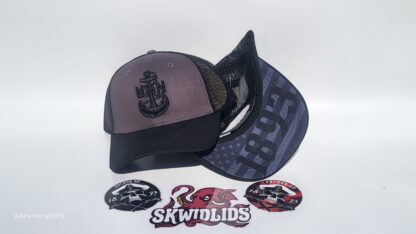 Black & Gray Trucker Snapback