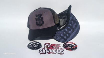 Black & Gray Trucker Snapback - Image 3