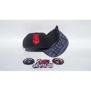 Black & Neon Pink Snapback