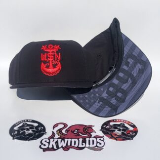 Black & Neon Pink Snapback