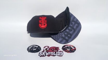 Black & Neon Pink Snapback