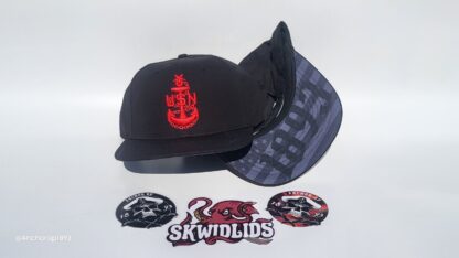 Black & Neon Pink Snapback - Image 4