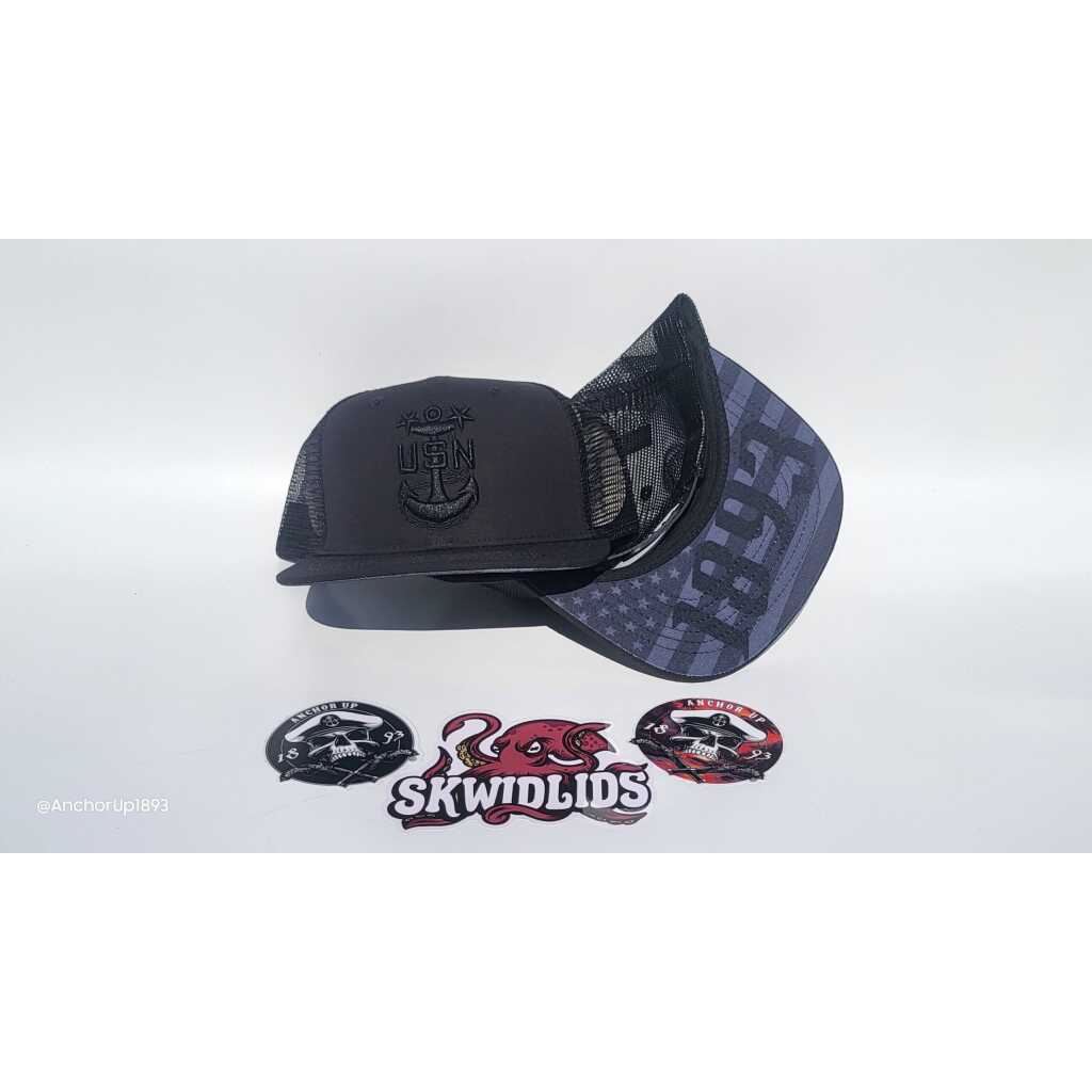 Black on Black Trucker Snapback