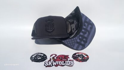 Black on Black Trucker Snapback