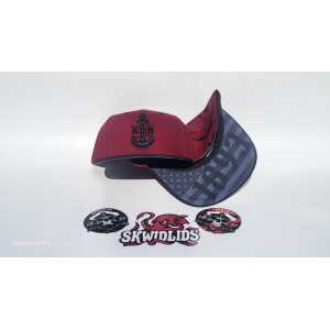 Black & Cardinal Snapback