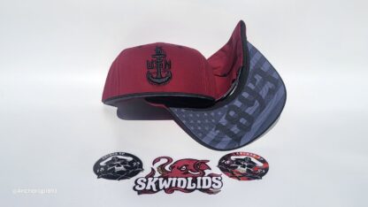 Black & Cardinal Snapback - Image 4