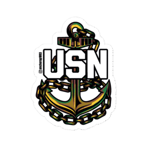 Chief Petty Officer Anchor Sticker V2-Camo