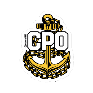 Chief Petty Officer Anchor Sticker V3