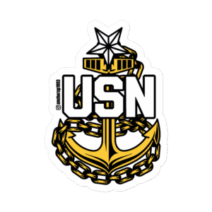 Senior Chief Petty Officer Anchor Sticker V2