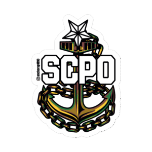 Senior Chief Petty Officer Anchor Sticker V3-Camo