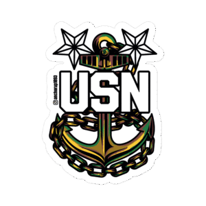 Master Chief Petty Officer Anchor Sticker V2-Camo
