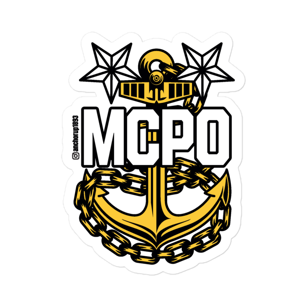 Master Chief Petty Officer Anchor Sticker V3