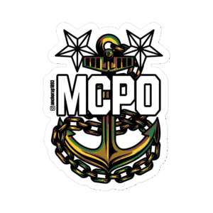 Master Chief Petty Officer Anchor Sticker V3-Camo
