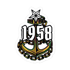 Senior Chief Petty Officer Anchor Sticker V5-Camo