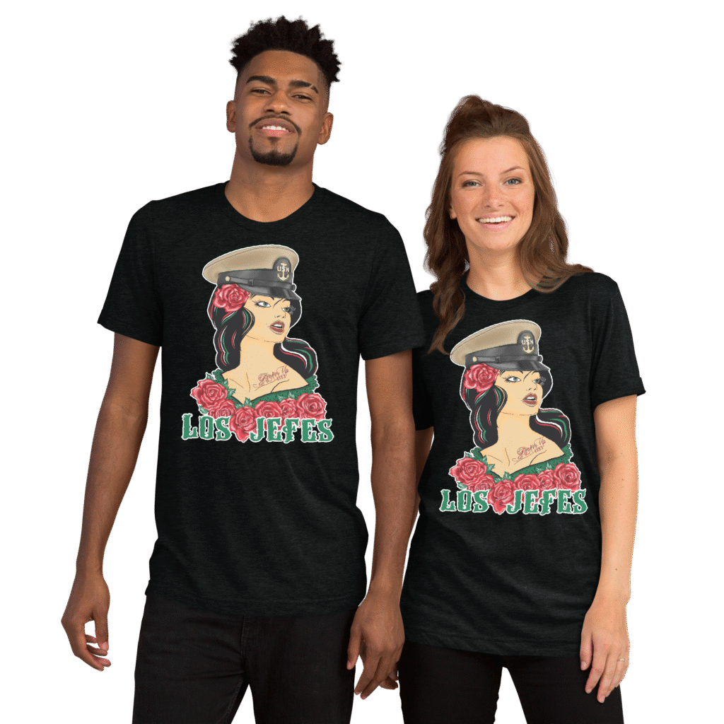 Los Jefes Tri-Blend Bella+Canvas Shirt