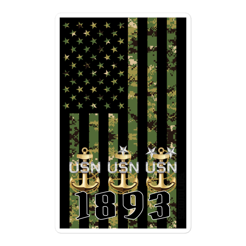 Anchor Triad 1893 Sticker 1