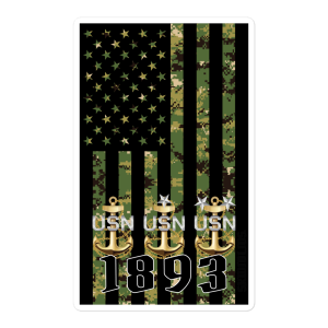 Anchor Triad 1893 Sticker 1