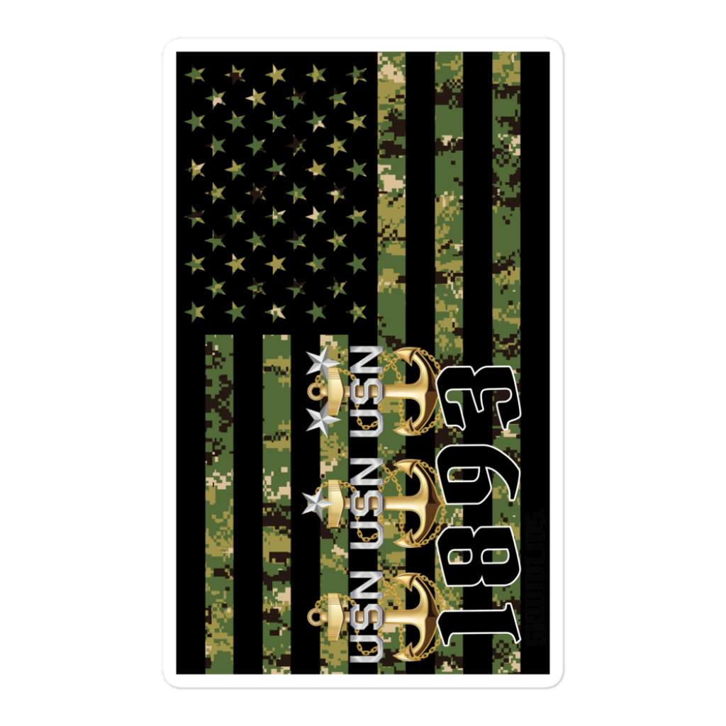 Anchor Triad 1893 Sticker 2