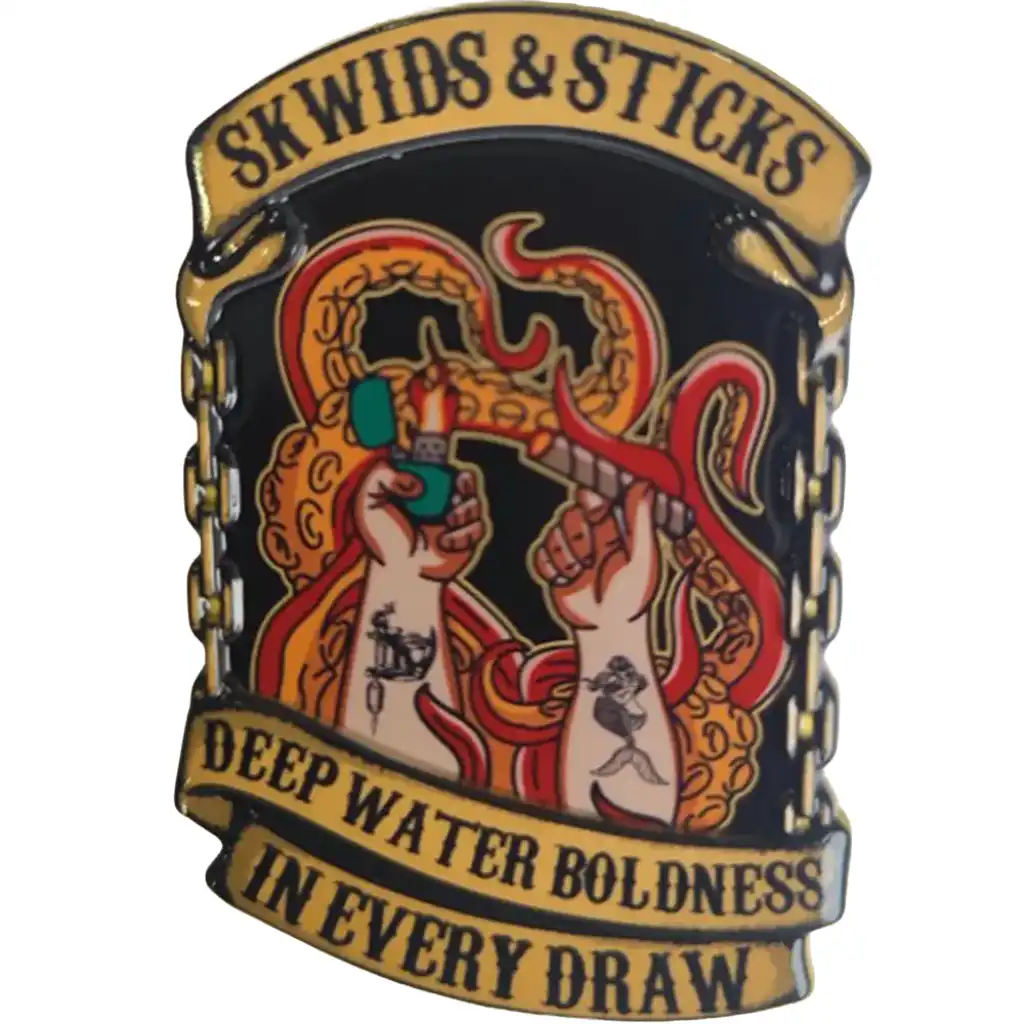 Skwids & Sticks 3D Challenge Coin