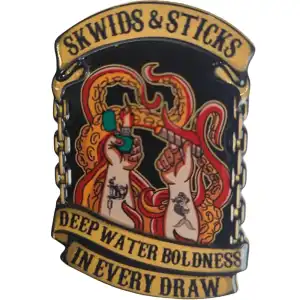 Skwids & Sticks 3D Challenge Coin
