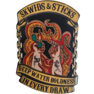 Skwids & Sticks 3D Challenge Coin