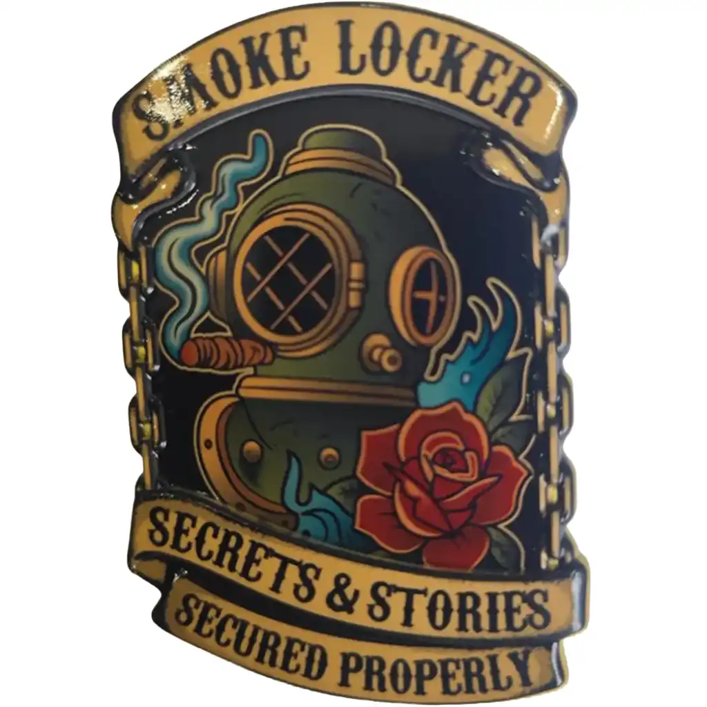 Smoke Locker 3D Challenge Coin