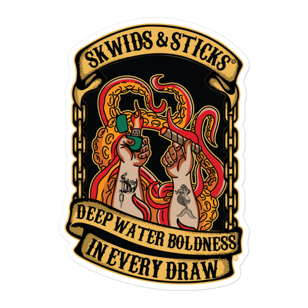 Skwids & Sticks Sticker