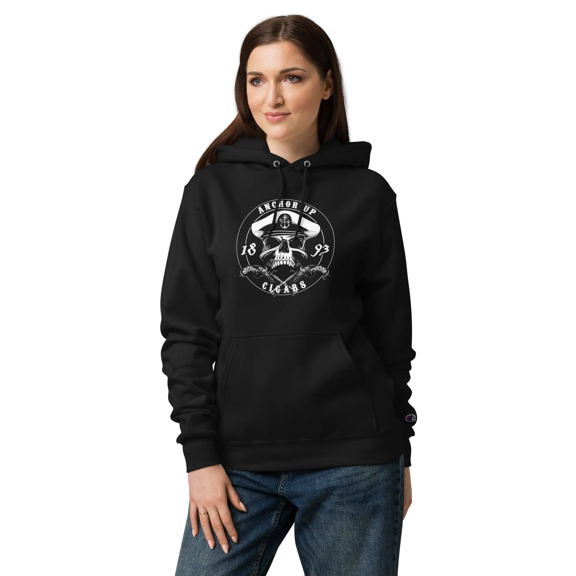 Stangs & Stogies "Tap Dat Ash" Champion Hoodie - Image 2
